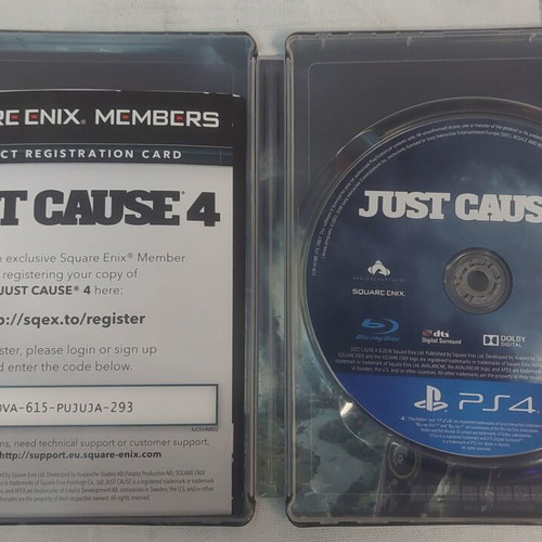 Just Cause 4 Steelbook Edition PS4 game used, complete