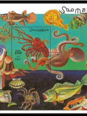 Σομαλία 1998 Crustaceans BL MNH φεγιέ ασφράγιστο λουξ καινούργιο