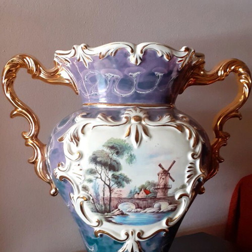 Vintage Italian vases-amphorae Sicas Sesto Fiorentino like new