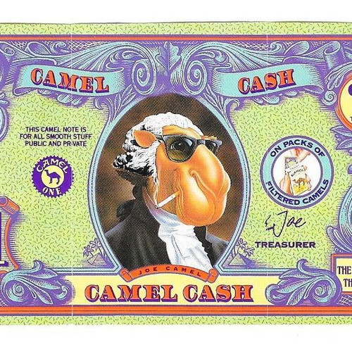 Camel collectible coupon used from 1990