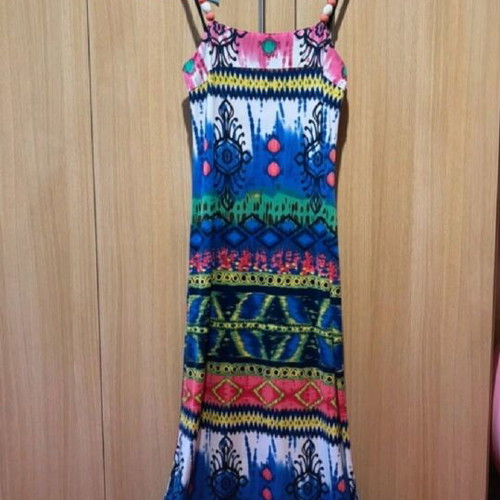 Garantie summer dress multicolored, like new, size medium