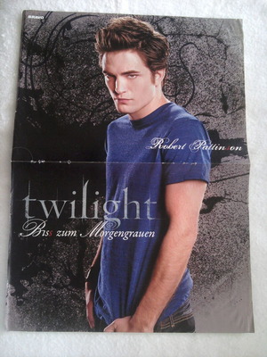 Twilight (Robert Pattinson) & Zac Efron poster like new, size 41.2x30