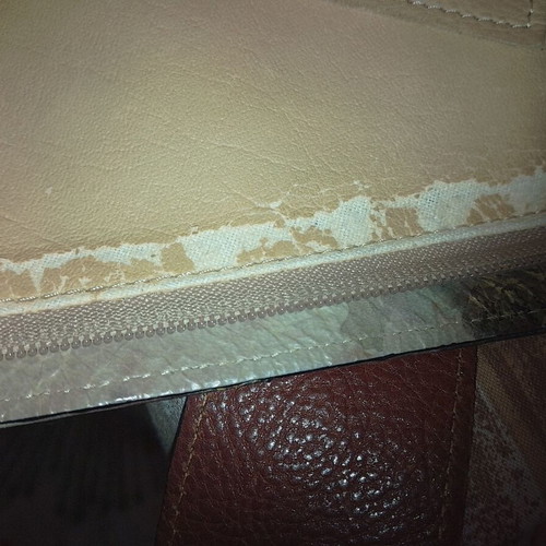 Condor leather bag like new, crossbody, beige and brown