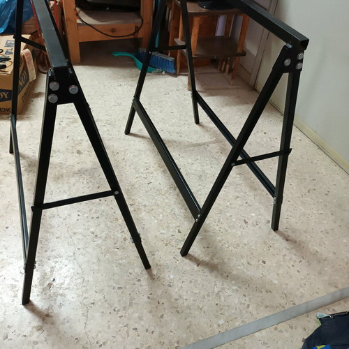 Workbench base like new, pair, steel