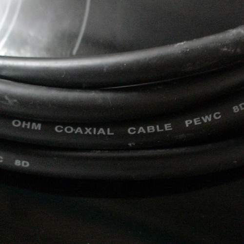 CFD400 50 Ohm coaxial cable 6.5m used low loss