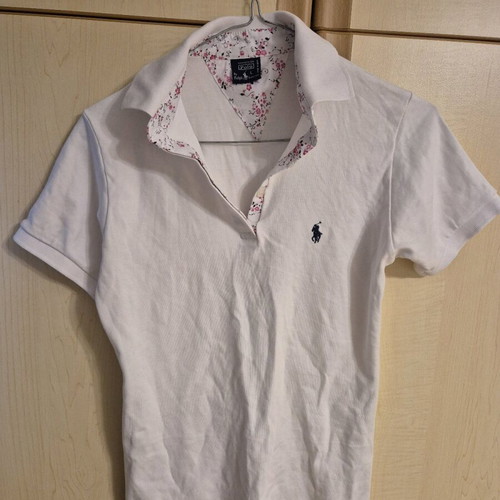 Polo Ralph Lauren women's shirt like new, size S, white with floral detail