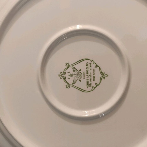 Collectible Vintage Plate Swiss Landscape made in Italy