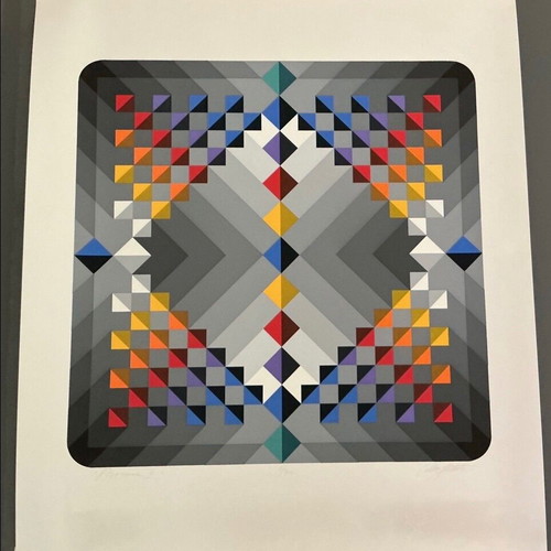 Marko Spalatin Prizma II serigraph print, signed and dated
