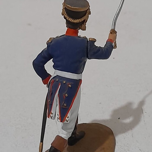Lead soldier used, Napoleonic wars, hand-painted