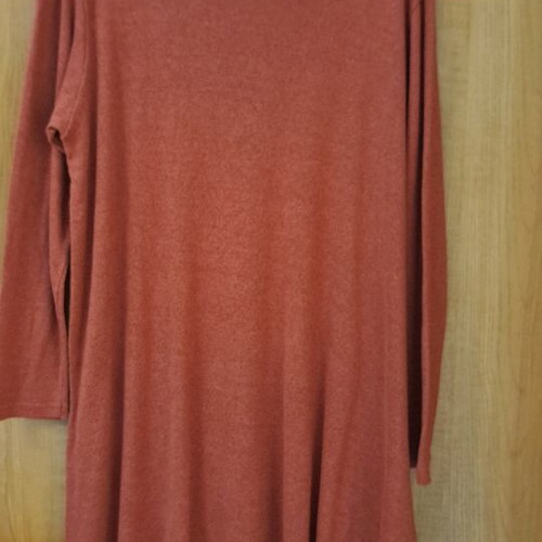 Nk knitted brick red blouse dress like new, one size