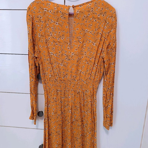 Floral dress like new, multicolor orange H&M size S