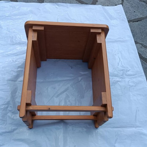 Stool / Ottoman / Seat / Table. Surface 45X35 cm. Height 49 cm