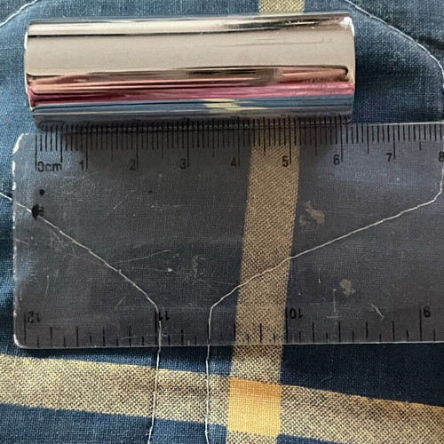 Metal guitar slide like new, large size