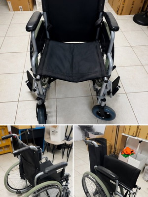 Wheelchair, 46 cm width, 40x43 cm seat