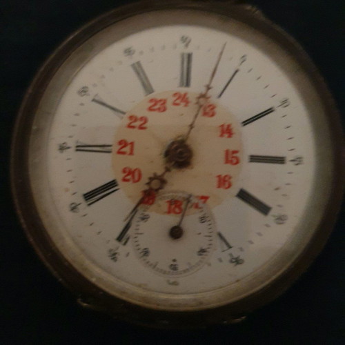 Pocket watch Spiral Breguet 15 rubis used, functional