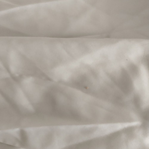 White Lamé Shading Curtain like new, 2.35x2.80 m