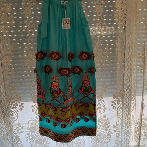 Sour/lou/lou Maxi Dress turquoise new, one size