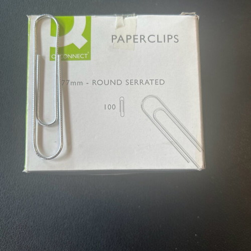 Large paperclips new, box of 100 pieces