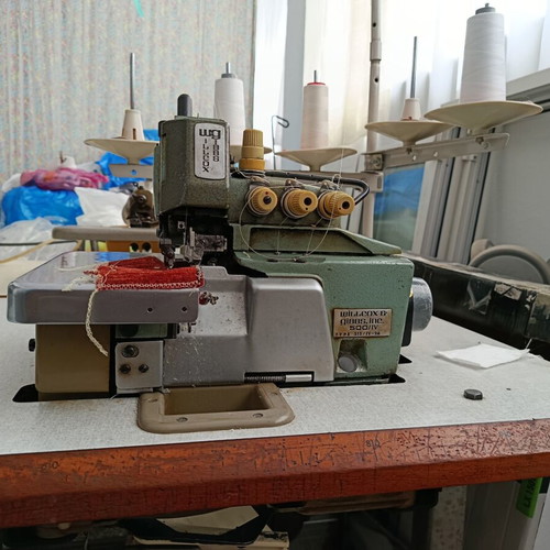 Willcox & Gibbs 500/IV Type 515/IV-26 overlock sewing machine with Singer motor