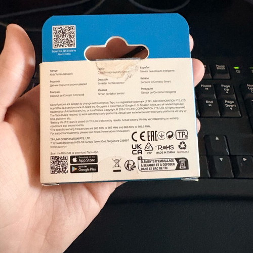 Tapo T110 smart contact sensor new