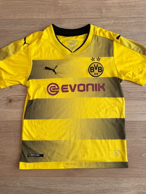 Borussia Dortmund 2017 2018 Home Football Shirt Puma kids size M like new
