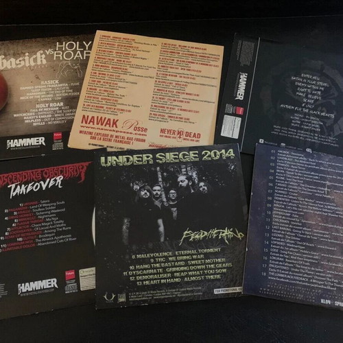 Metal & Hard Rock Promo CD Pack 19 unused, rare releases