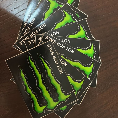Monster stickers very rare, like new