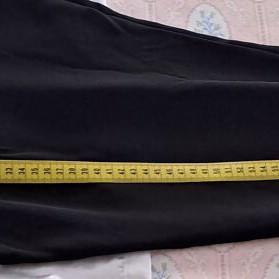 ZARA BASIC Black Pleated Elastic-Waist Tapered Trousers, Size Medium