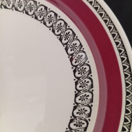 Villeroy & Boch Mettlach Rubin vintage pasta set, 7 pieces