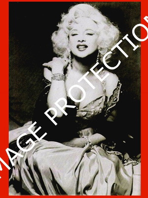 Authentic Alice Vougiouklaki as Marilyn Monroe theatre poster 1990