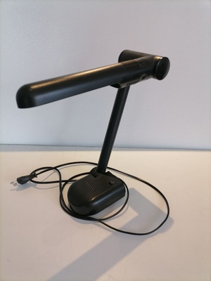 Table lamp used, black with Philips 9W bulb