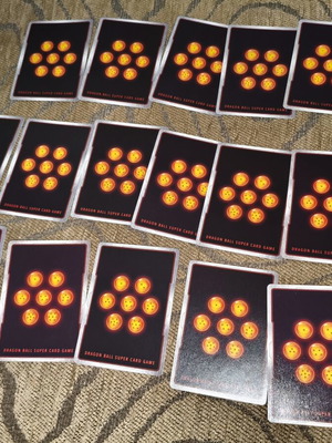 DragonBall 16 cards used