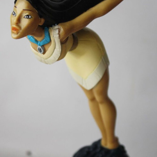 Vintage 90's shampoo figure Pocahontas 26cm Damascаr Italy new