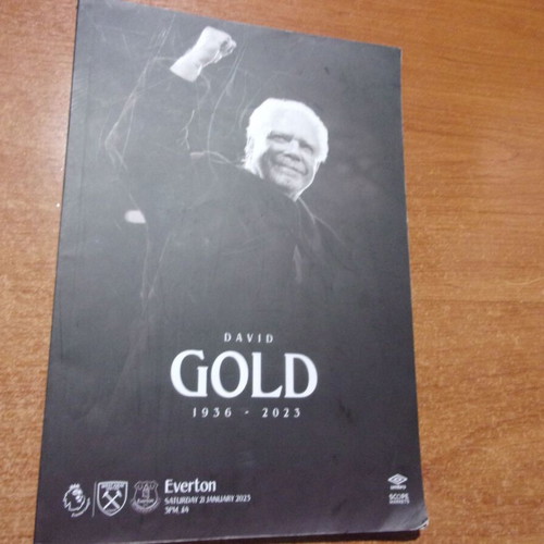 West Ham vs Everton Official Programme 2/1/23 used