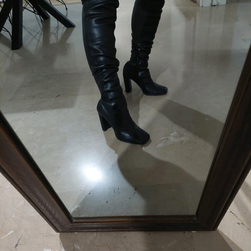 Aldo over the knee boots used, size 36, black
