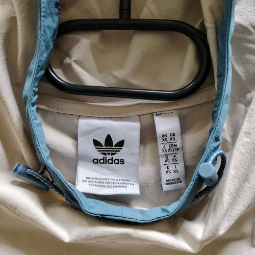 Adidas ADV Trail Hoodie like new, size S, white and beige