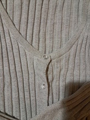 BSB crop cardigan used, silver, size M