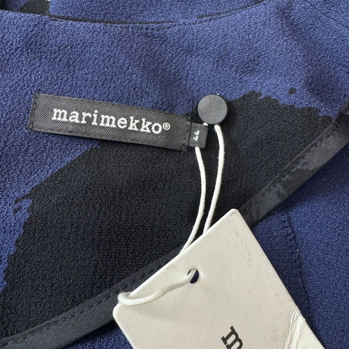 Marimekko Jada shirt size 44, blue and black