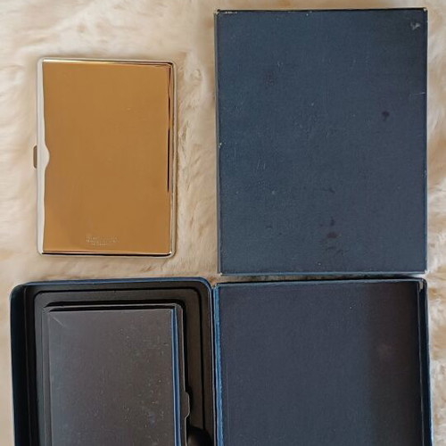 Dalvey Vintage Cardholder New, Silver and Gold, 6 Cards