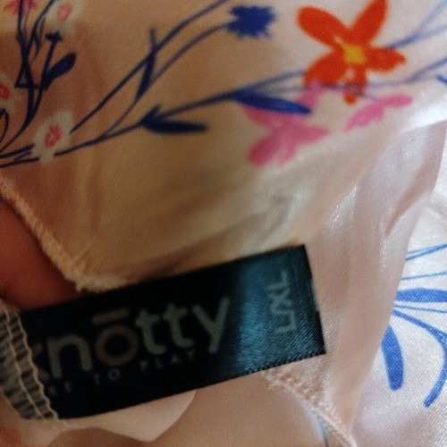 Pink powder romper pajama like new, size M