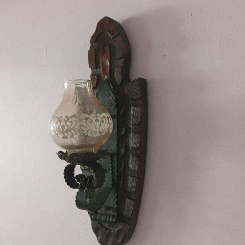 Spanish vintage candle holder used from 1950