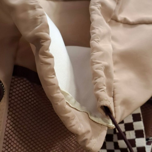Backpack like new beige and black shoulder bag