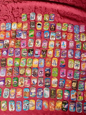 Pokémon Tazos pack of 180 used, rare collection