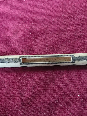 French long case with double lids and silver ornaments used, 1900