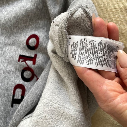 Polo Ralph Lauren set hoodie and pants used, gray