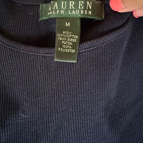 Ralph Lauren blue blouse size Medium like new