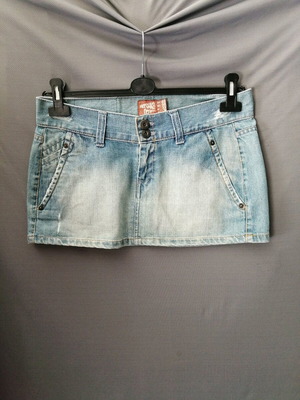 Mini vintage denim skirt Bershka size 40