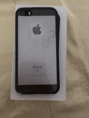 iPhone SE 16GB space grey used with case and box