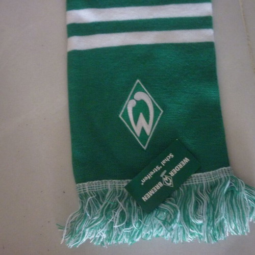 Werder Bremen football scarf with embroidered logo new