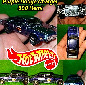 2014 Hot Wheels 69' Purple Dodge Charger 500 Hemi μεταλλικό αυτοκινητάκι αυθεντικό